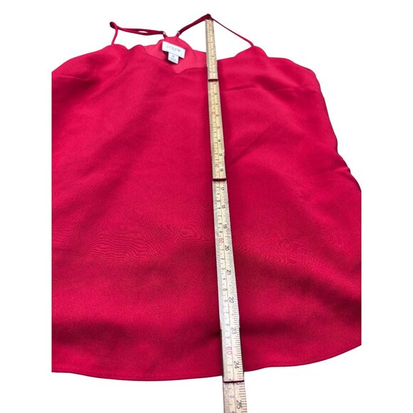 J.Crew Womens Scalloped Red Sleeveless Cami Top Size 6 - Picture 4 of 12